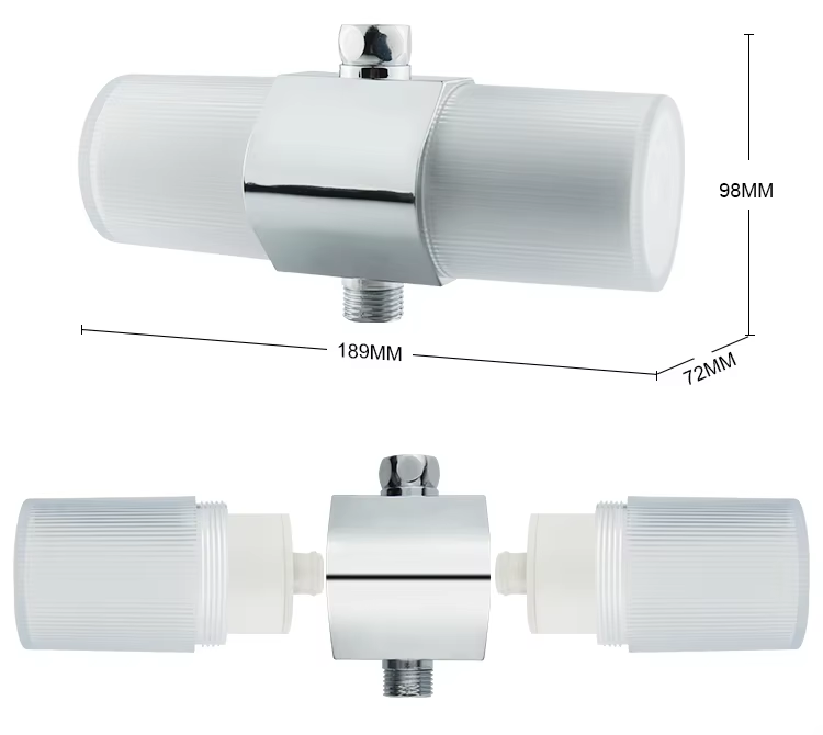 Dvigubas dušo filtras 5 sluoksnių Duo - Image 2